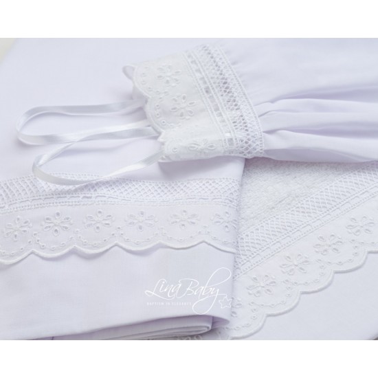 Λαδόπανο broderies anglais-Lina baby