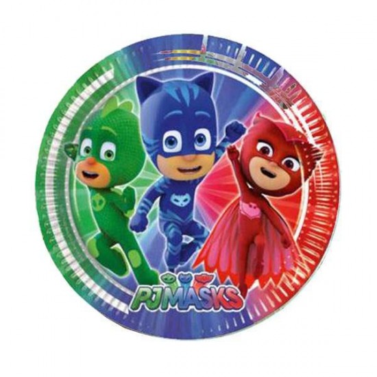 Πιάτα γλυκού Pj Masks (8 τεμ)