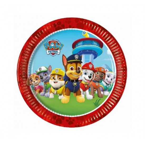 Πιάτα γλυκού Paw Patrol (8 τεμ)