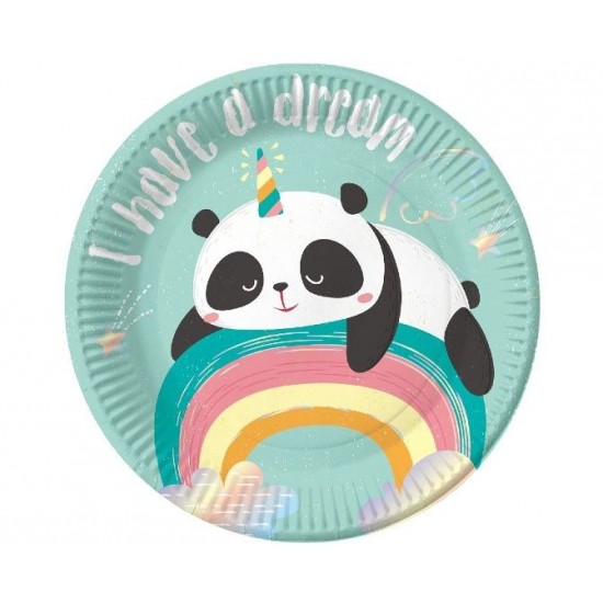 Πιάτα γλυκού Dreamy Panda (6 τεμ)