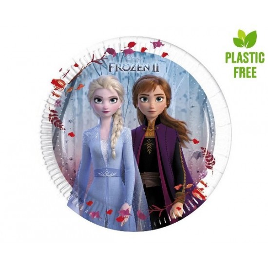 Πιάτα γλυκού Frozen 2 (8 τεμ)