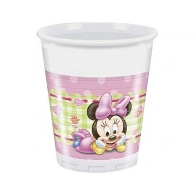 Ποτήρια Baby Minnie Mouse (8 τεμ)