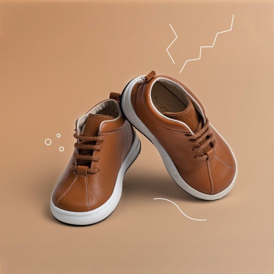 Sneaker ferox δετό λευκό για αγόρι