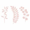 Ροζ Διακοσμητικά κλαδιά με φύλλα
